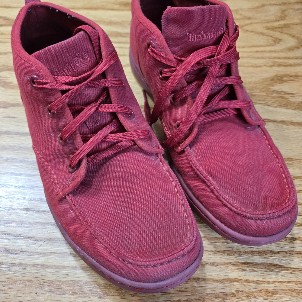 Timberland Men's Burgundy Chukka Boots